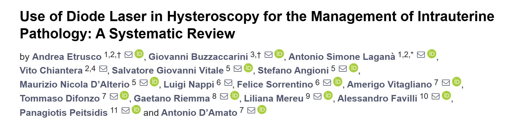 Laser Hysteroscopy: Towards Precision and Fertility-Preserving Intrauterine Surgery