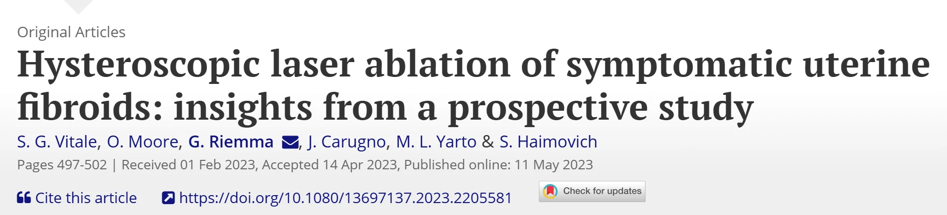 Laser Hysteroscopy: Towards Precision and Fertility-Preserving Intrauterine Surgery
