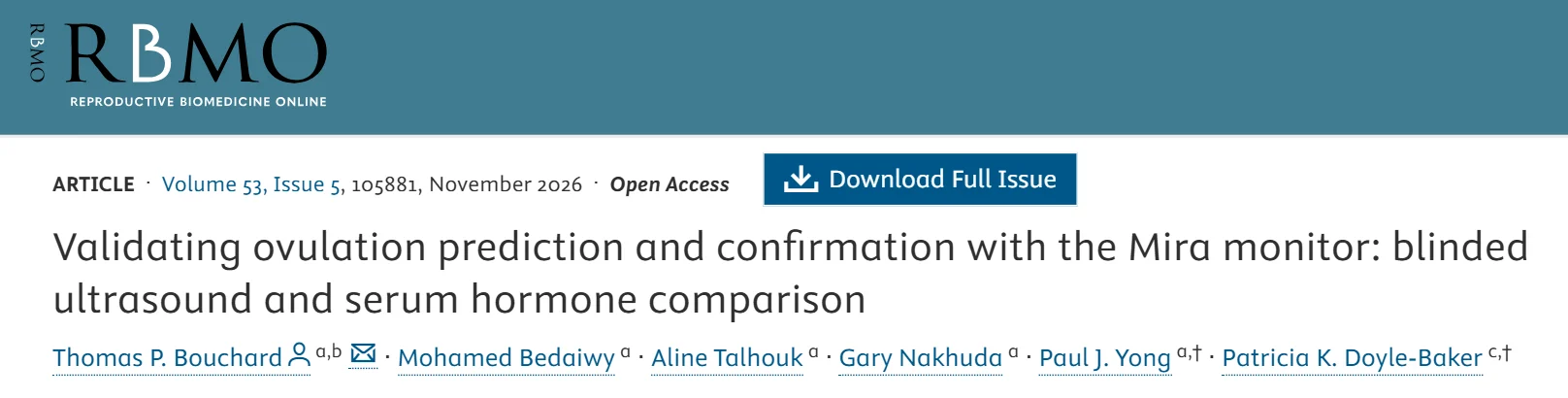 Quantitative Hormonal Monitoring