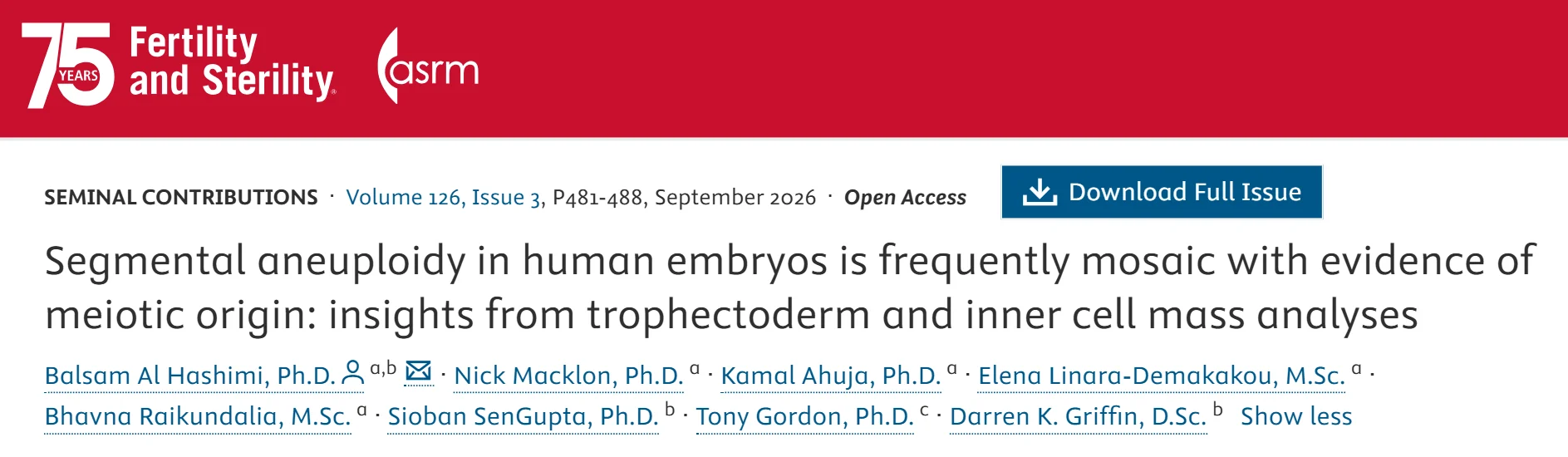 Tony Gordon: Do Whole-Chromosome Aneuploid Embryos Make Healthy Live Births?