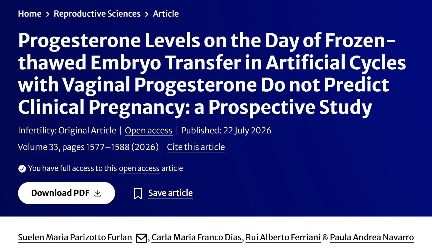 Beyond the Progesterone Number: Rethinking Embryo-Endometrial Synchrony in Frozen Embryo Transfer