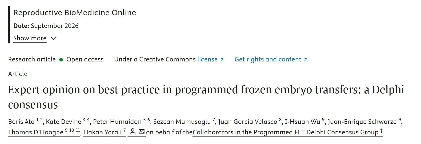 Beyond the Progesterone Number: Rethinking Embryo-Endometrial Synchrony in Frozen Embryo Transfer