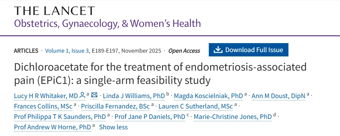 Novel Non-Hormonal Targets for Endometriosis-Associated Pain – The Lancet Obstetrics, Gynaecology, and Women’s Health