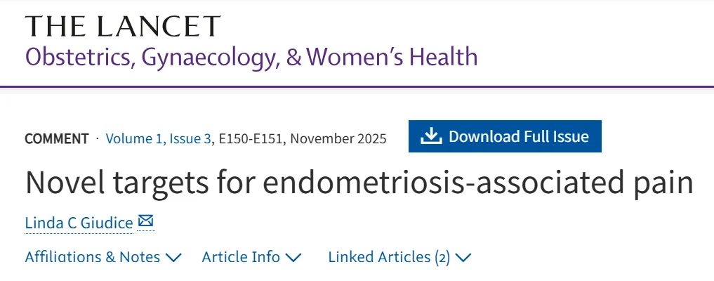 Novel Non-Hormonal Targets for Endometriosis-Associated Pain – The Lancet Obstetrics, Gynaecology, and Women’s Health