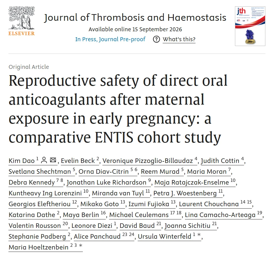 Michael Ceulemans։ What About the Safety of DOACs During Pregnancy?
