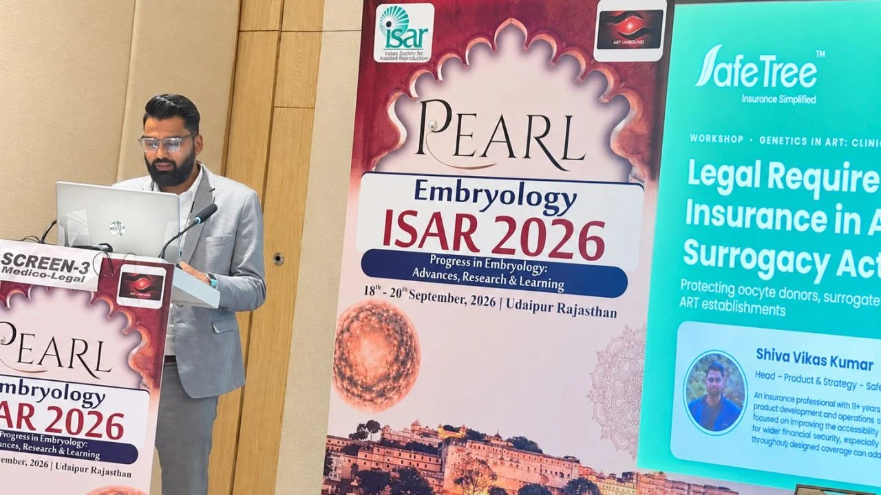 Shiva Vikas Kumar: Proud to Have Represented SafeTree at ISAR Embryologist 2026