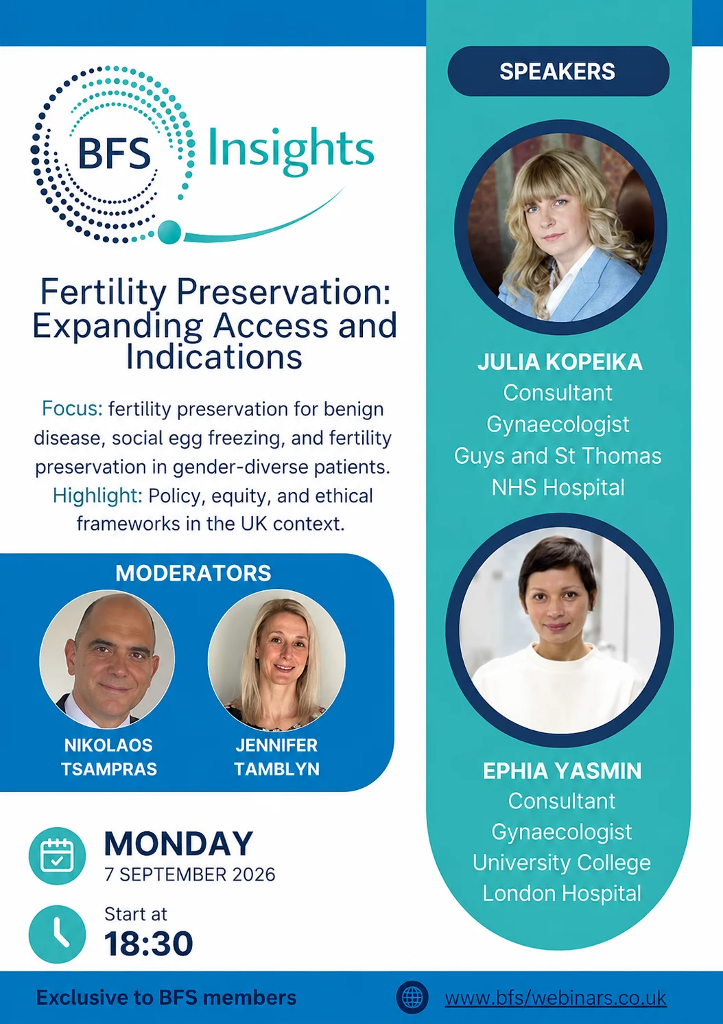 Registration Is Open for the “Fertility Preservation: Expanding Access and Indications” Webinar – BFS