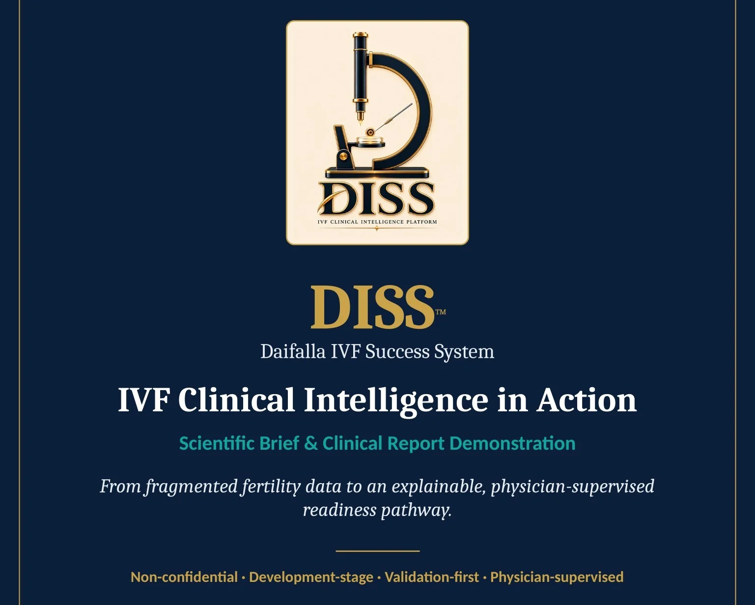 Abdelrahman H. Daifalla: Is the Couple Clinically Ready to Proceed with IVF or ICSI?
