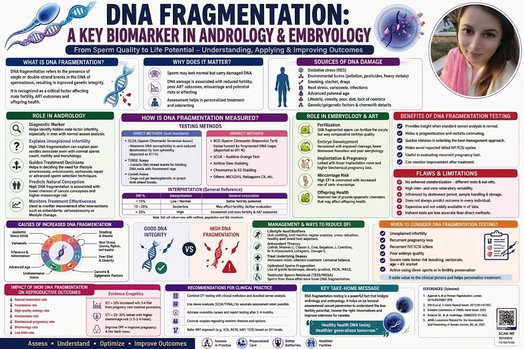 Komal Rashid Khan: DNA Fragmentation – A Key Biomarker in Andrology and Embryology