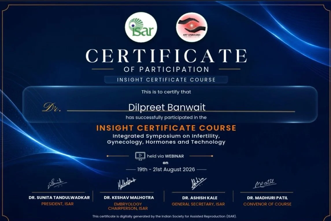 Dilpreet Banwait։ Pleased to Have Participated in the ISAR Insight Certificate Course