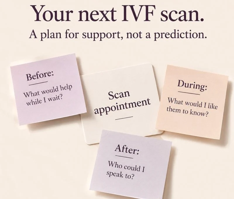 Margaret Cali: Your Next IVF Scan – A Plan for Support, Not a Prediction