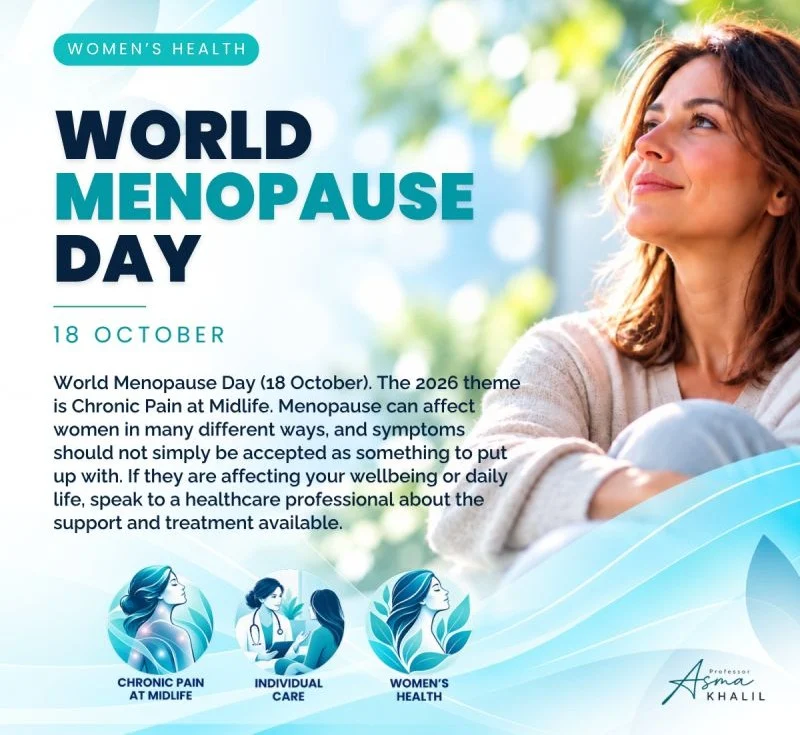 Asma Khalil: Chronic Pain at Midlife Deserves More Attention on World Menopause Day