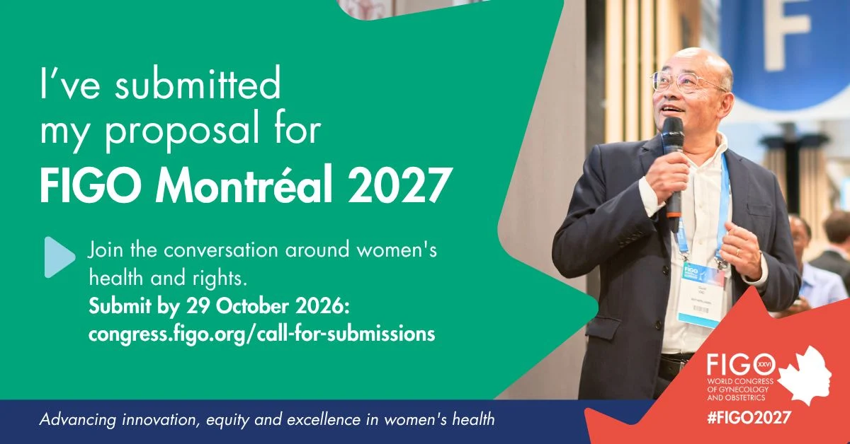 Camille A. Clare: Proposal Submitted, FIGO 2027, Here I Come
