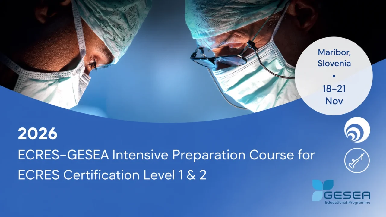 ESHRE Announces ECRES-GESEA Reproductive Surgery Training and Certification in Slovenia