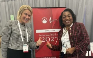 Wonderful to Reconnect with Emily McIntosh at ASRM 2026 - Montgomery Fertility Center