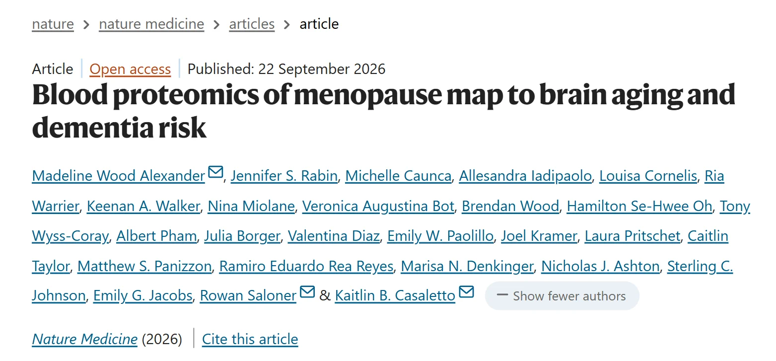 Rachel Braun Scherl: What if Menopause Leaves a Biological Signature Beyond Reproductive Health?