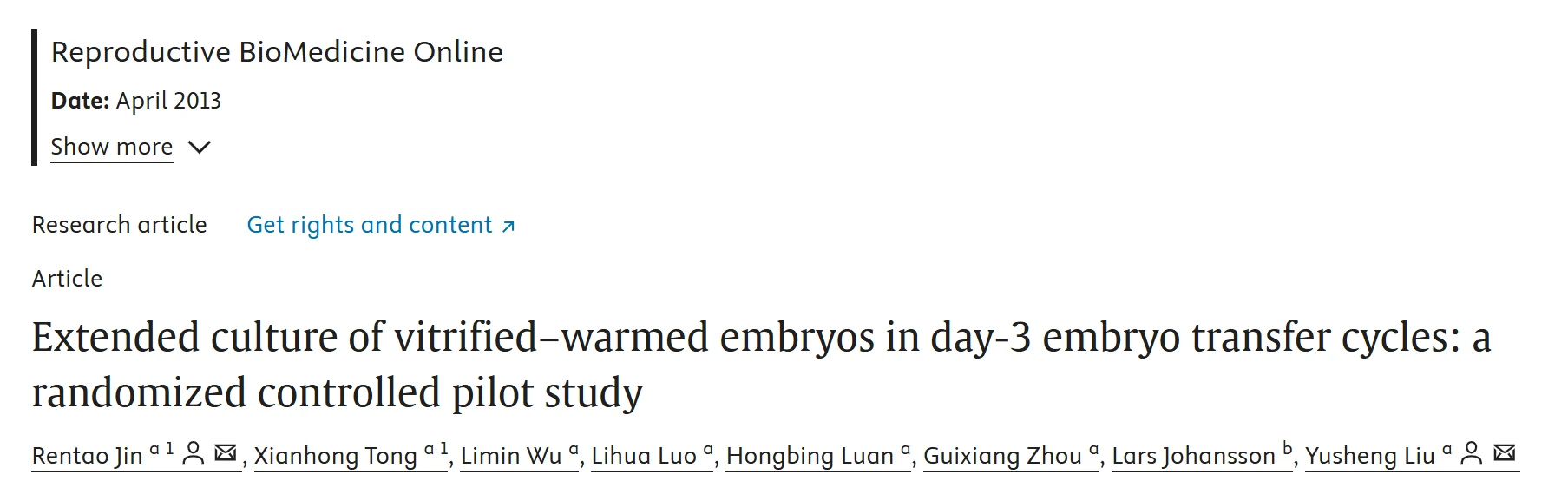 Post-Warming Embryo Culture: Does Every Embryo Need More Time?