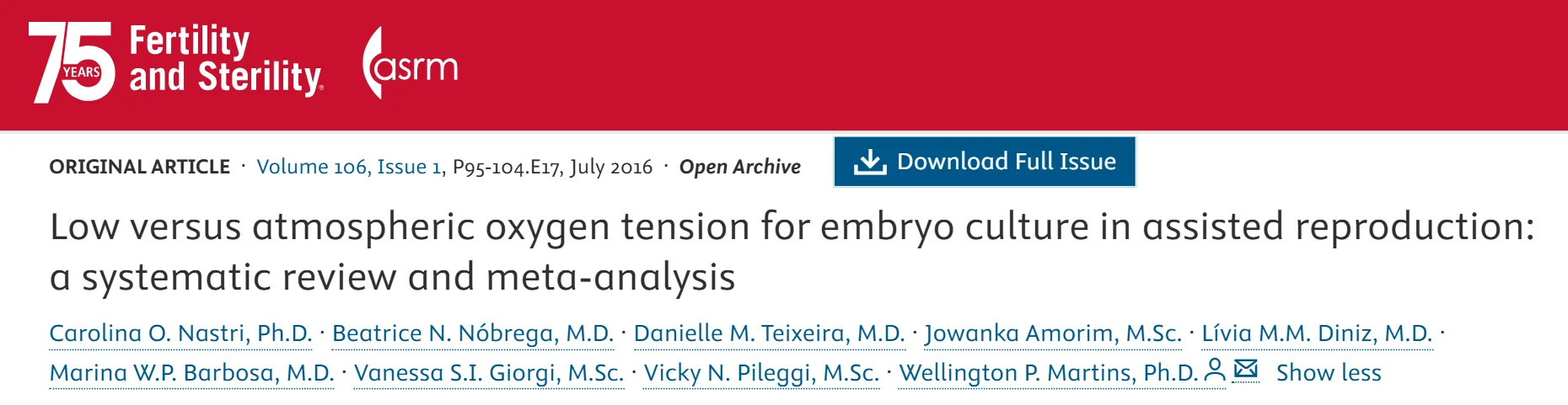 Transient Reoxygenation During Embryo Handling in Hypoxic IVF Culture: Why the Handling Window Matters