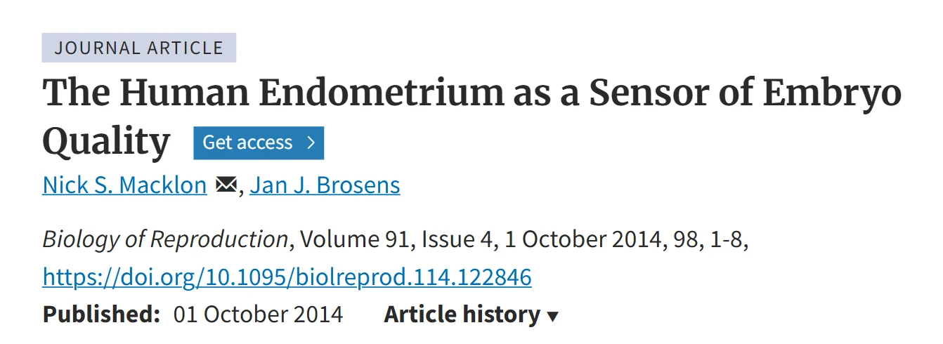 Beyond Embryo Morphology: Can 2 Embryos Influence Each Other’s Implantation Through Endometrial Crosstalk?