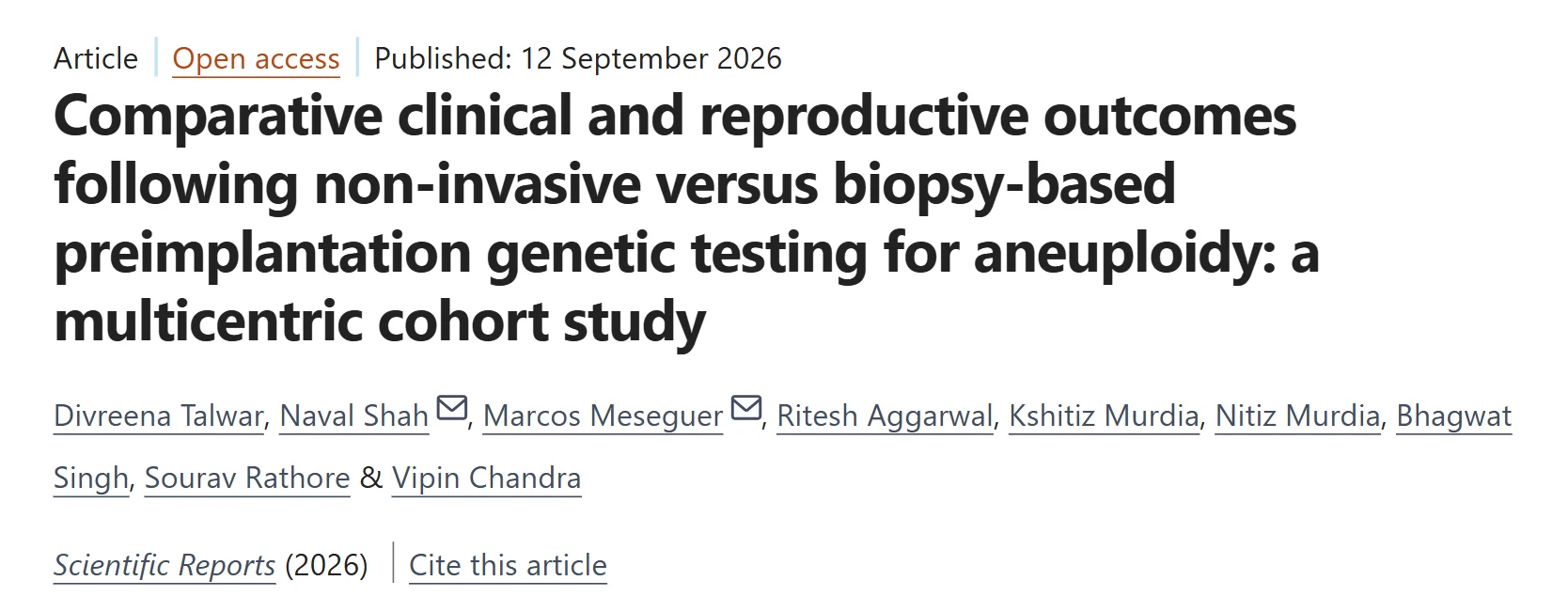 Sean Lauber: Is Non-Invasive PGT-A as Effective as Embryo Biopsy?