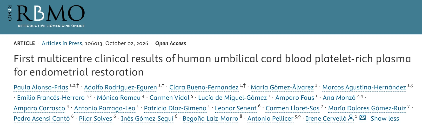 Umbilical Cord Blood
