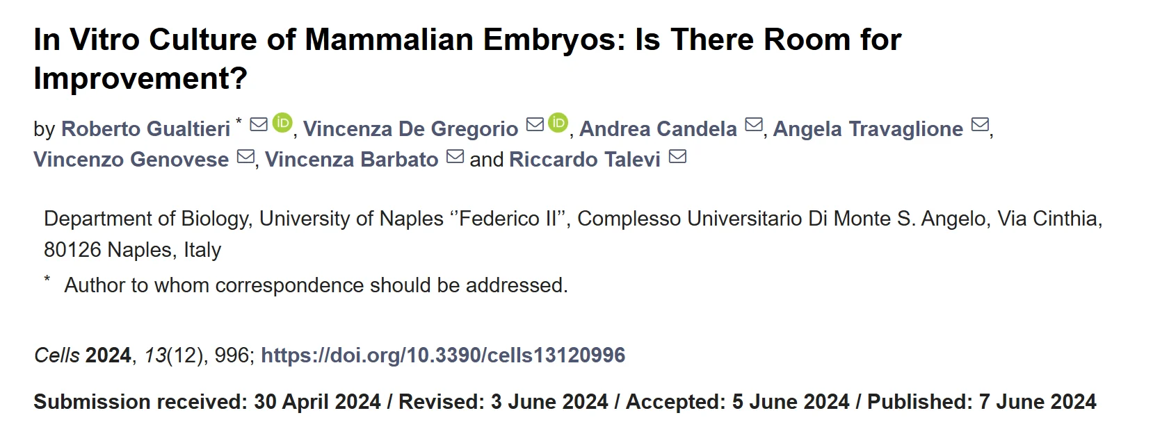 Embryo-Derived Growth Factors in IVF Culture: Does Volume Matter When Embryos Develop Alone in Nature?
