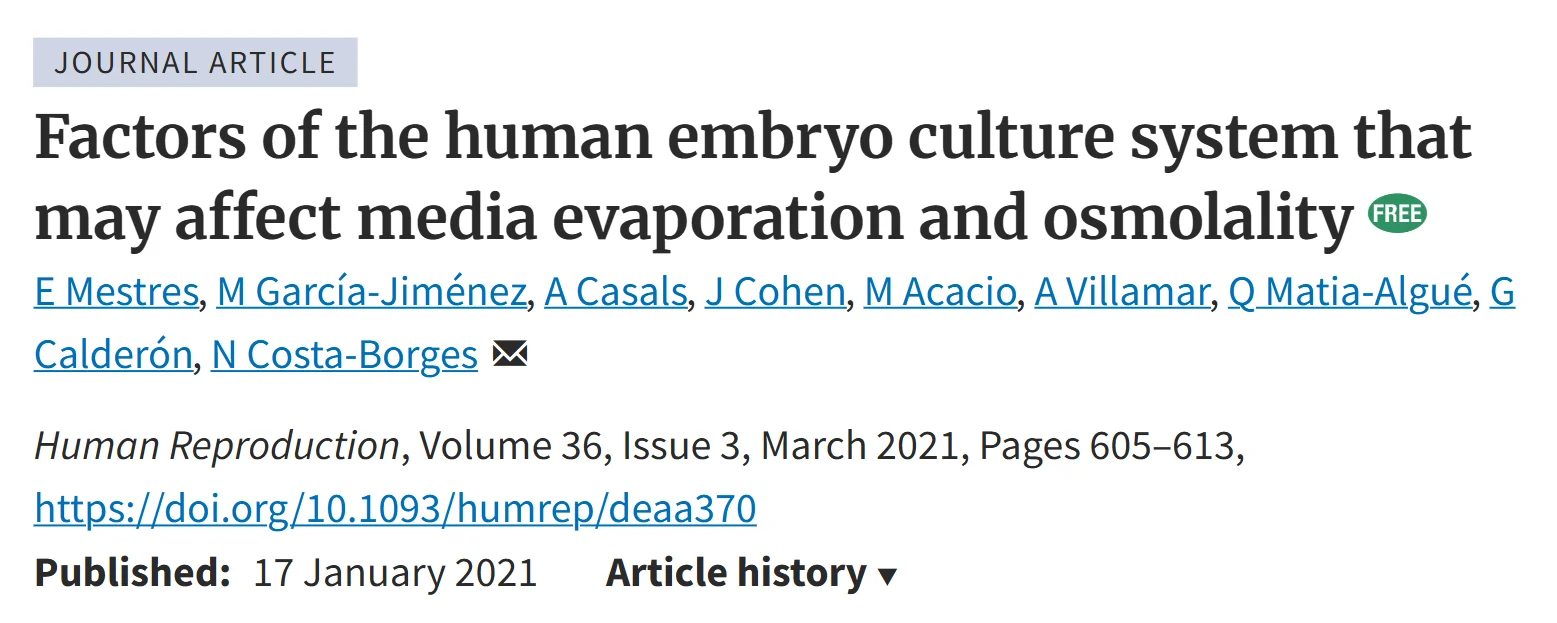 Embryo-Derived Growth Factors in IVF Culture: Does Volume Matter When Embryos Develop Alone in Nature?