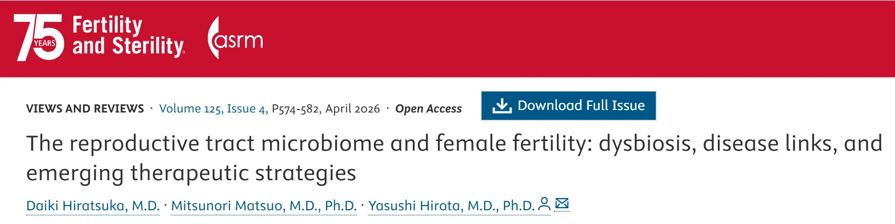 Mazen Al-Obaidi: The Hidden Ecosystem That May Shape Your Fertility